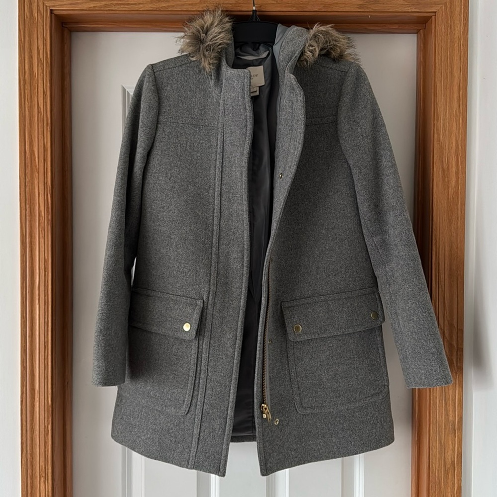 J Crew Grey Coat